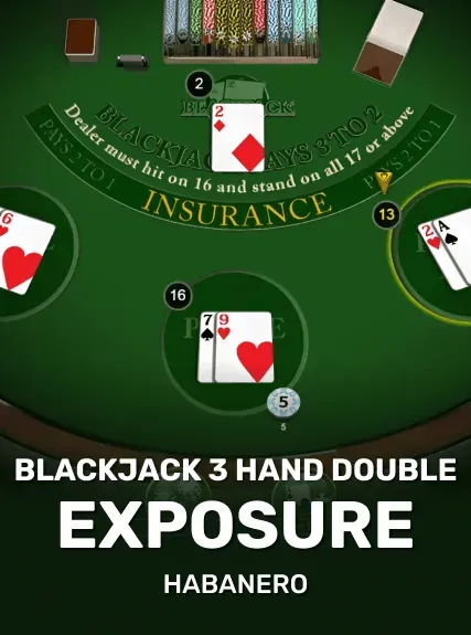 Blackjack 3 Hand Double Exposure